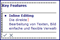 Inline Editing